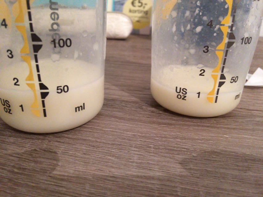 moedermelk in flesjes